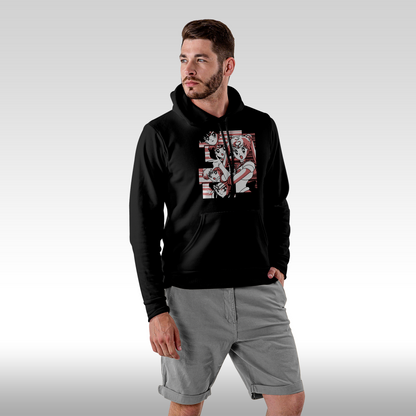 Hanorac Negru personalizat Fata Barbat anime "Sailor Moon" streetwear
