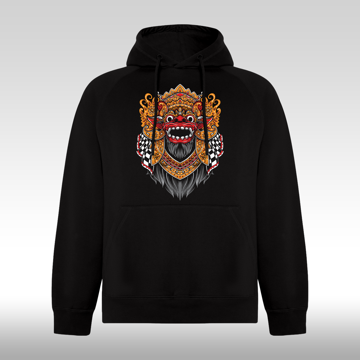 Hanorac Negru personalizat urban "Golden Guardian" streetwear
