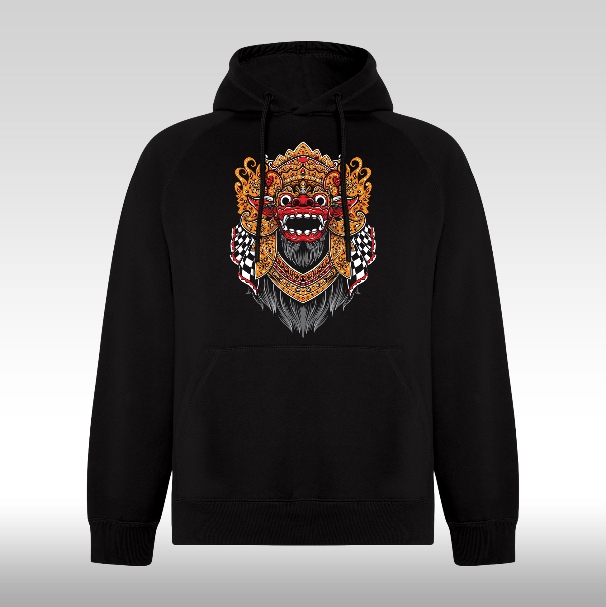 Hanorac Negru personalizat urban "Golden Guardian" streetwear
