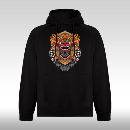 Hanorac Negru personalizat urban "Golden Guardian" streetwear
