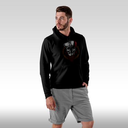 Hanorac Negru personalizat Fata Barbat urban "Street Phantom" streetwear
