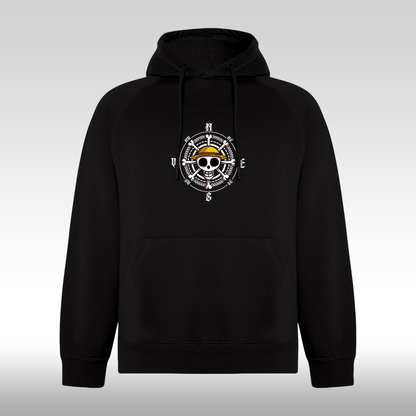 Hanorac Negru personalizat anime "Sanji Kuroashi" streetwear
