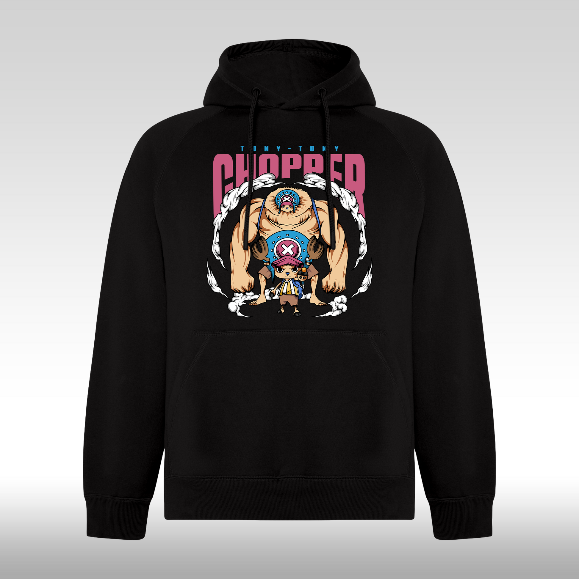Hanorac Negru personalizat anime "Tony-Tony Chopper" streetwear
