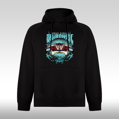 Hanorac Negru personalizat anime "Shirohige" streetwear
