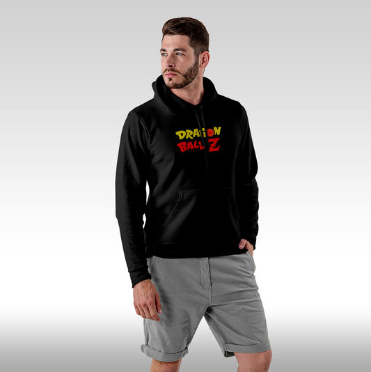 Hanorac Negru personalizat fata Barbat anime "Goku Super Sayan-Jin 3" streetwear
