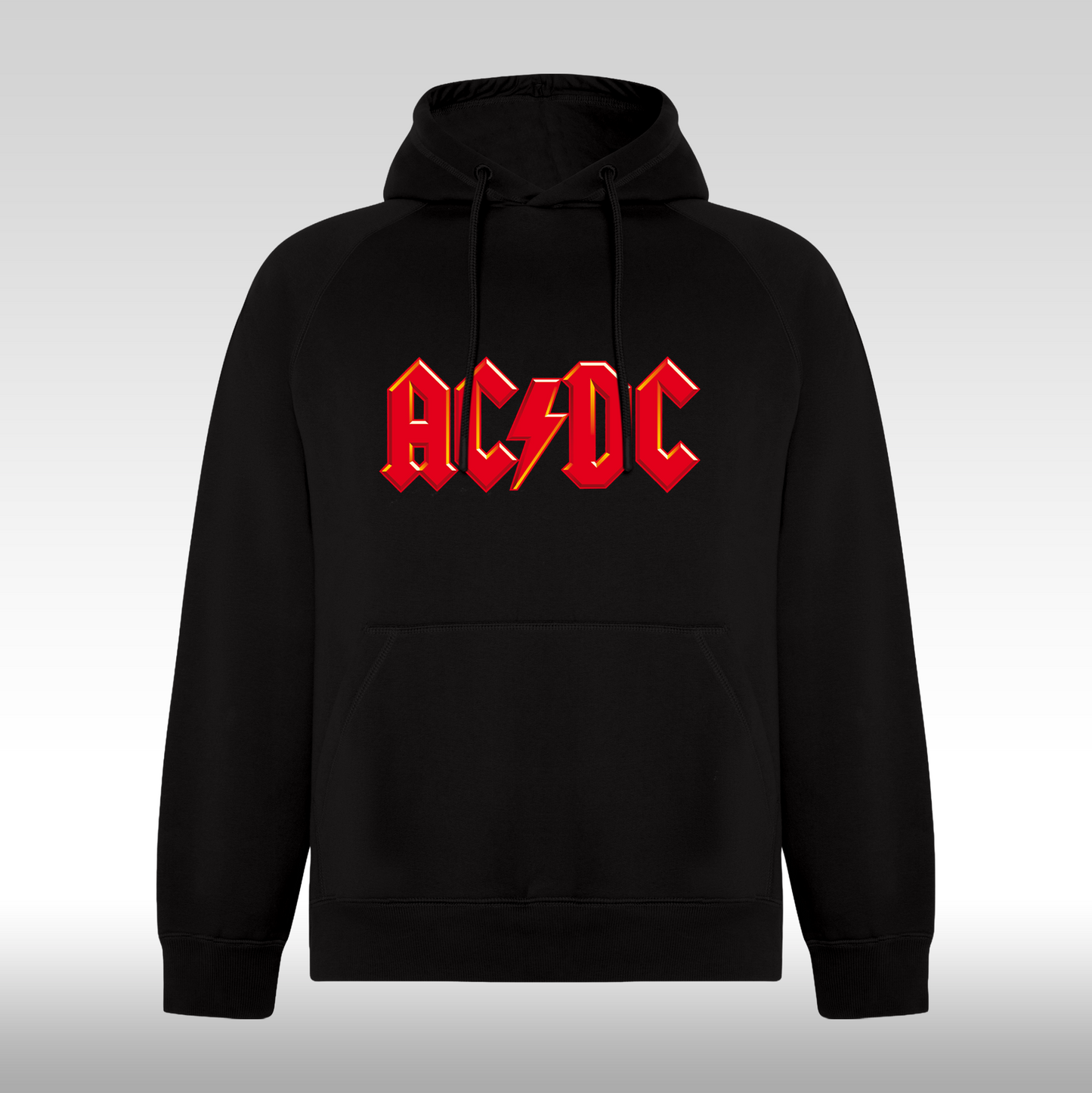 Hanorac Negru personalizat rock "AC DC Highway To Hell" streetwear
