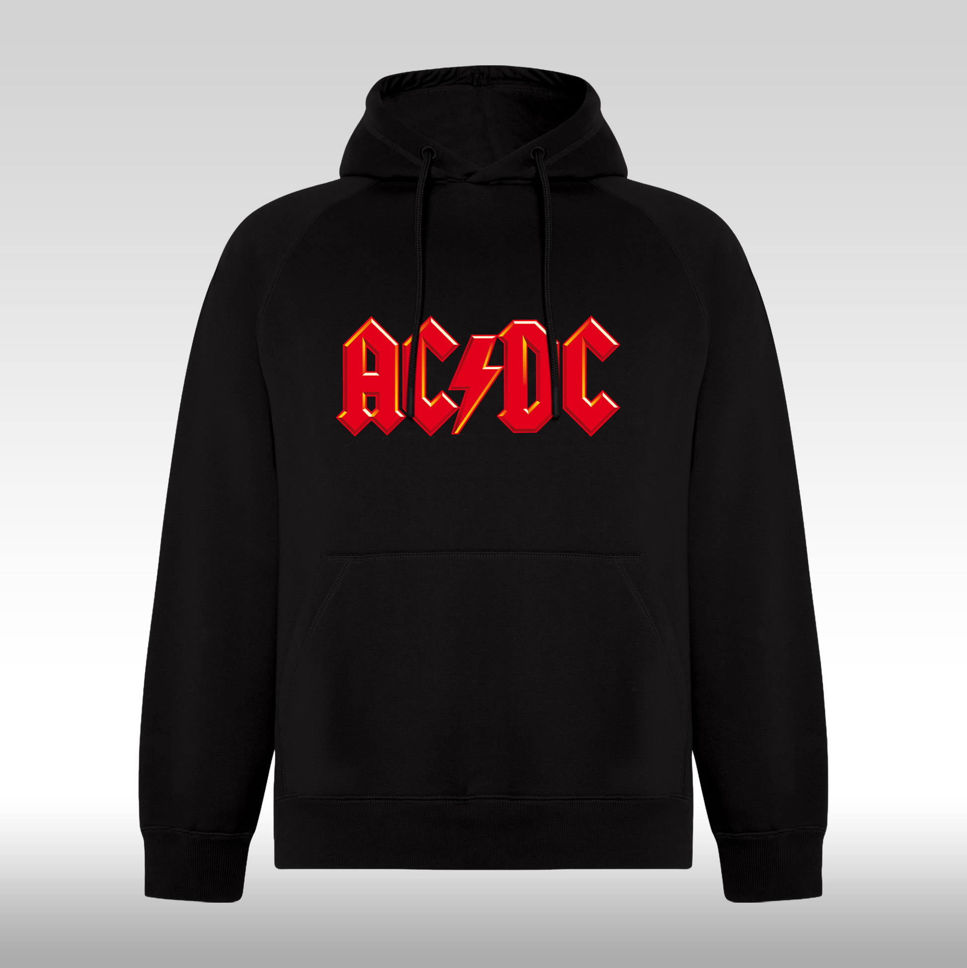 Hanorac Negru personalizat rock "AC DC Highway To Hell" streetwear
