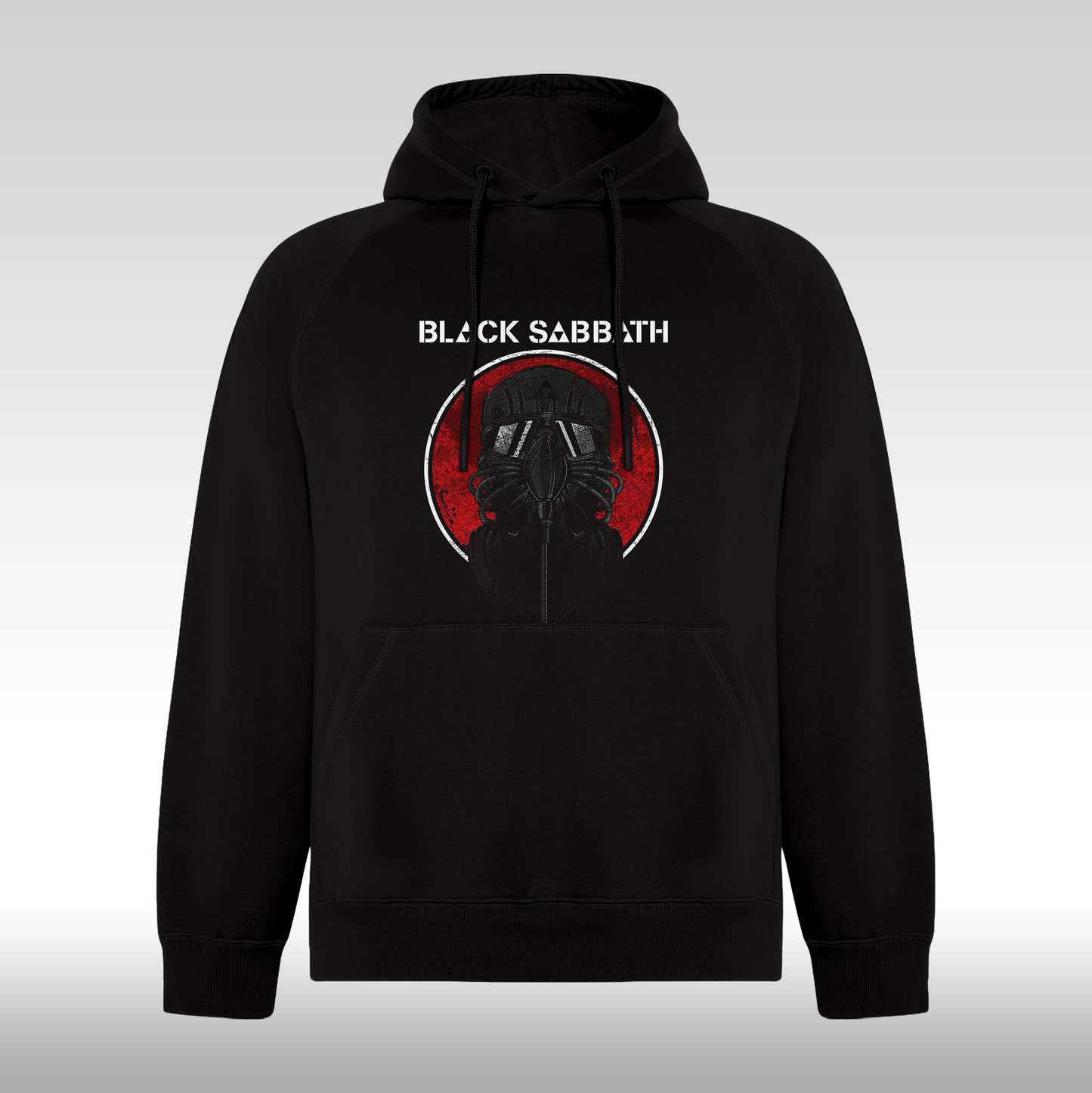 Hanorac Negru personalizat rock "Black Sabbath" streetwear
