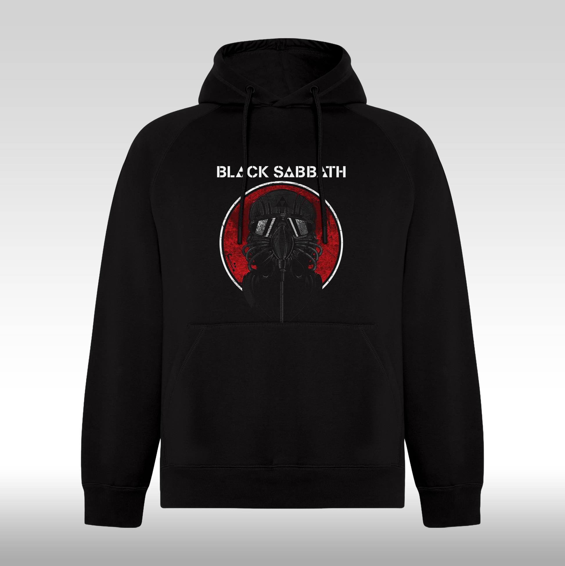 Hanorac Negru personalizat rock "Black Sabbath" streetwear
