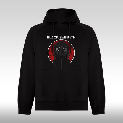 Hanorac Negru personalizat rock "Black Sabbath" streetwear
