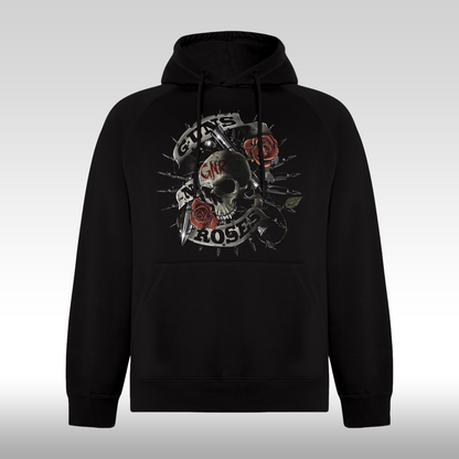Hanorac Negru personalizat rock "Guns N Roses" streetwear
