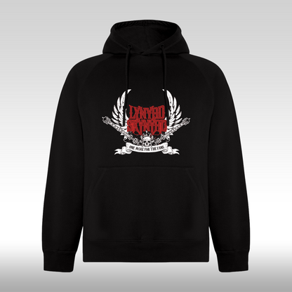 Hanorac Negru personalizat rock "Lynyrd Skynyrd One More For The Fans" streetwear
