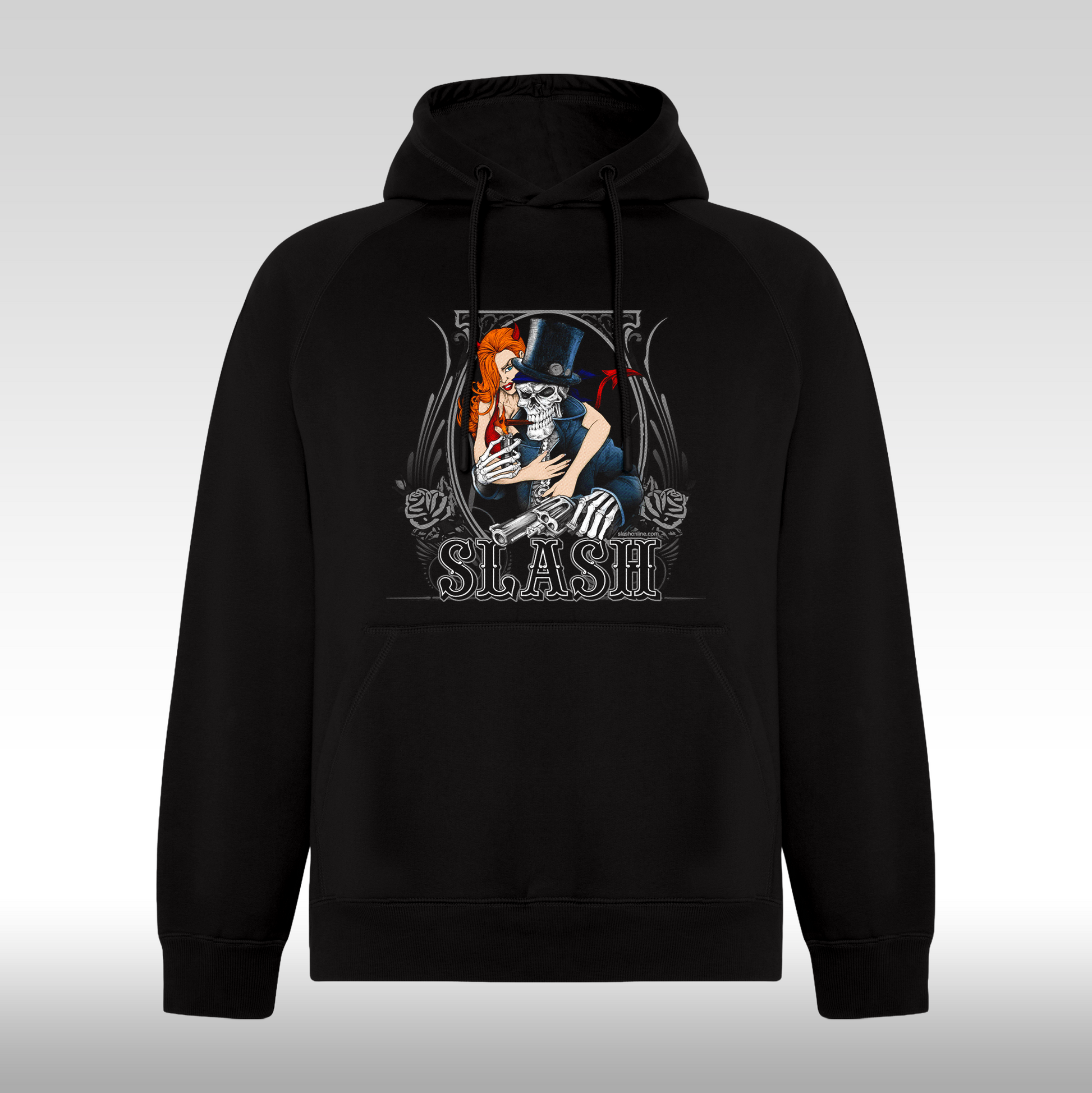 Hanorac Negru personalizat rock "Slash" streetwear
