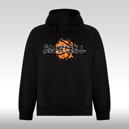 Hanorac Negru personalizat sport "Basketball" streetwear
