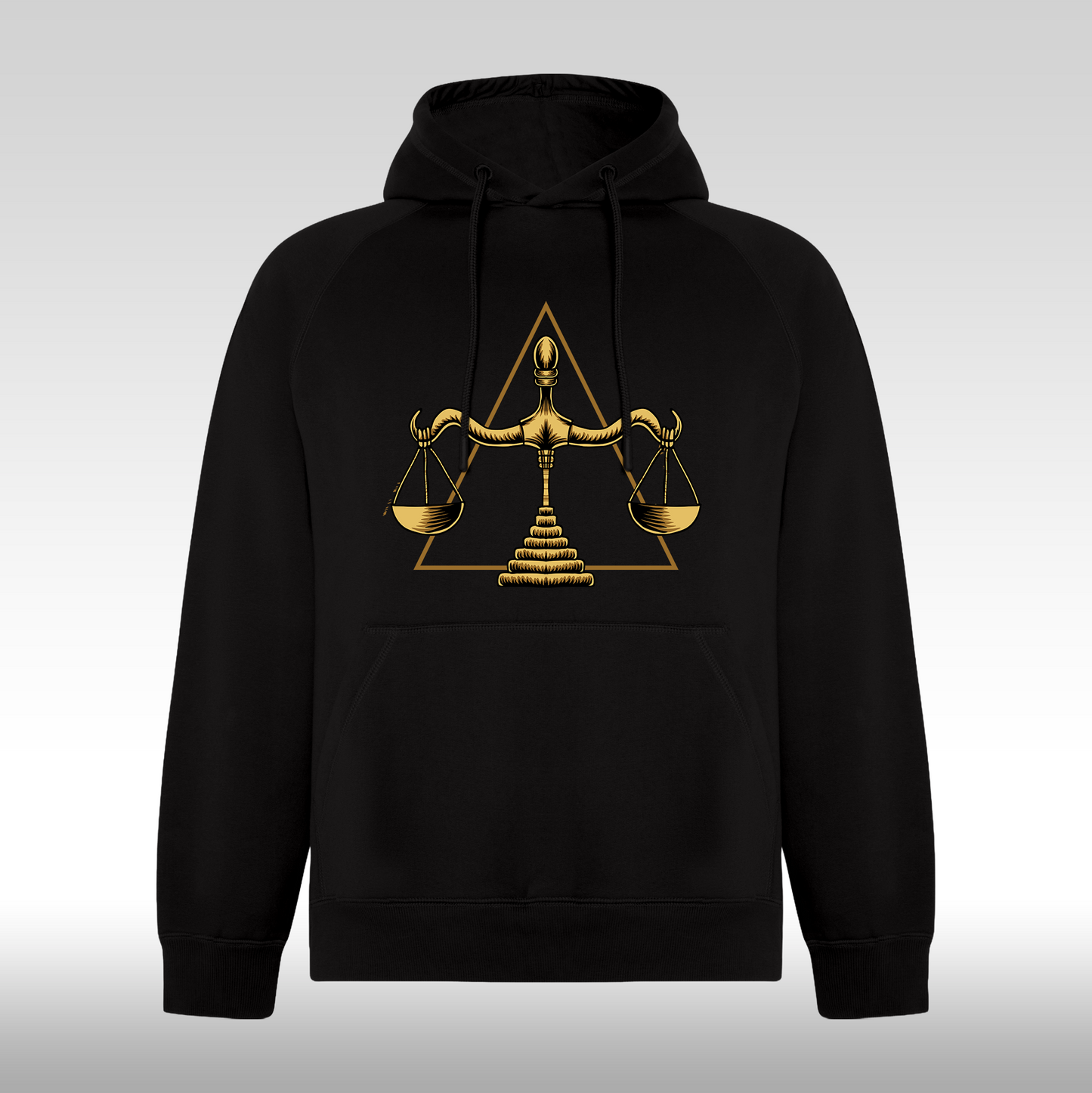 Hanorac Negru personalizat urban "Antique Balance" streetwear
