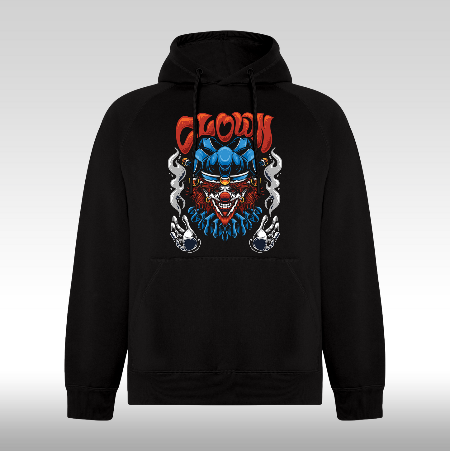 Hanorac Negru personalizat urban "Clown" streetwear
