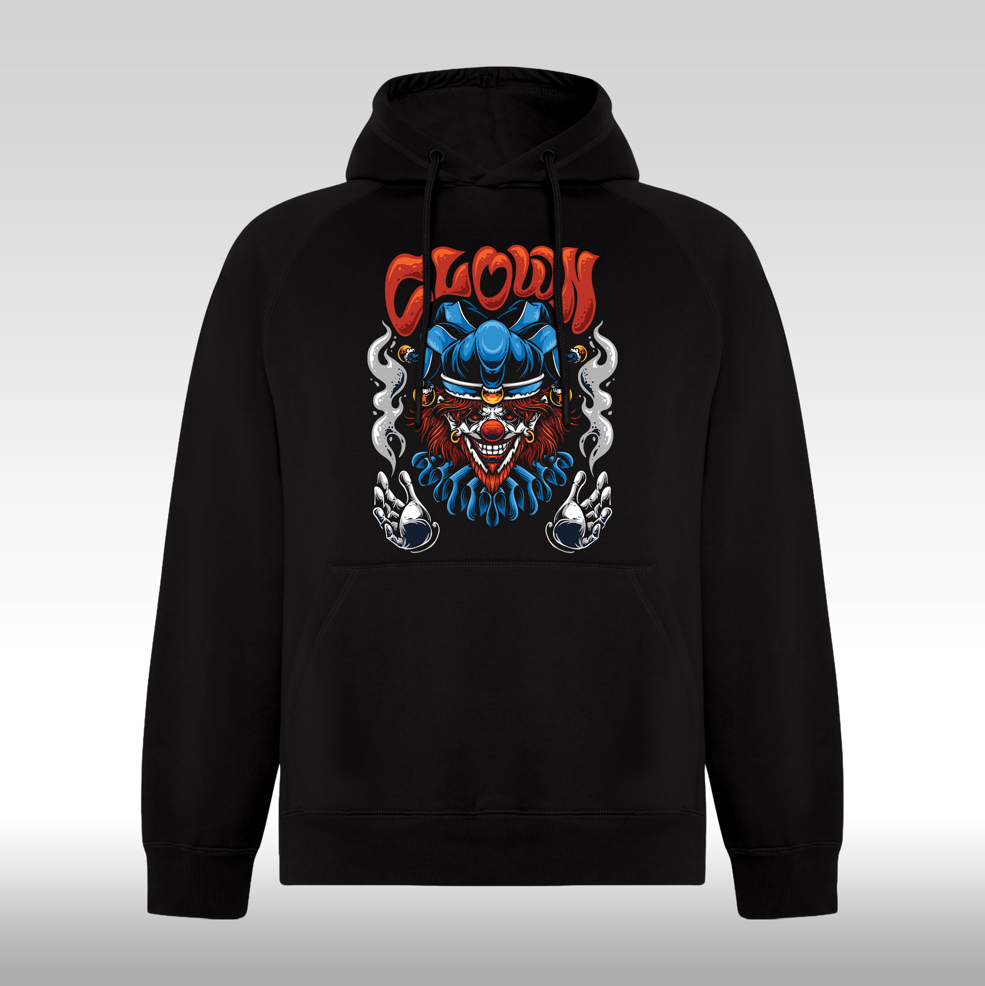 Hanorac Negru personalizat urban "Clown" streetwear
