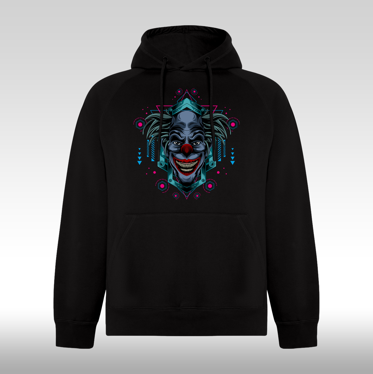 Hanorac Negru personalizat urban "Dark Clown" streetwear
