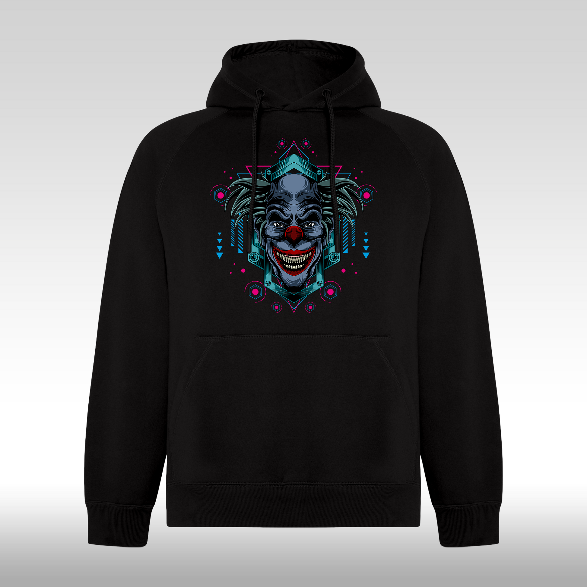 Hanorac Negru personalizat urban "Dark Clown" streetwear
