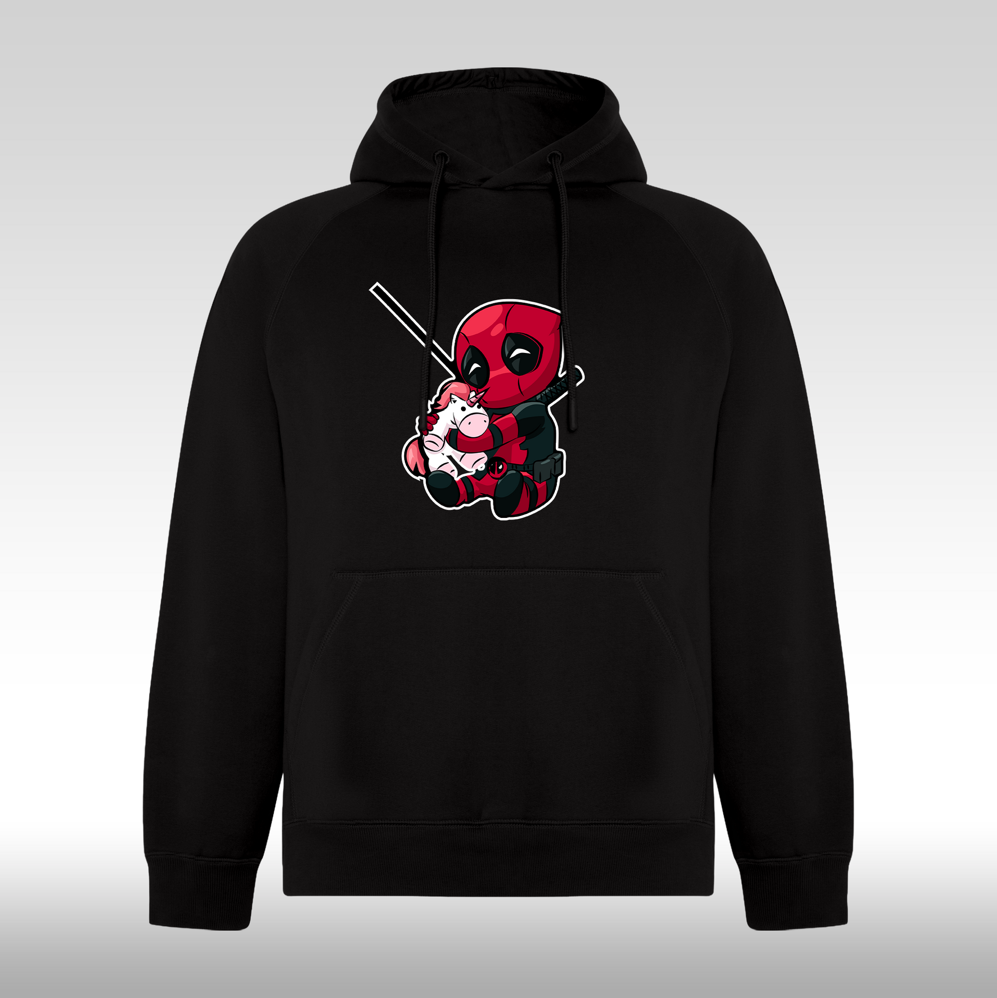 Hanorac Negru personalizat urban "Deadpool" streetwear
