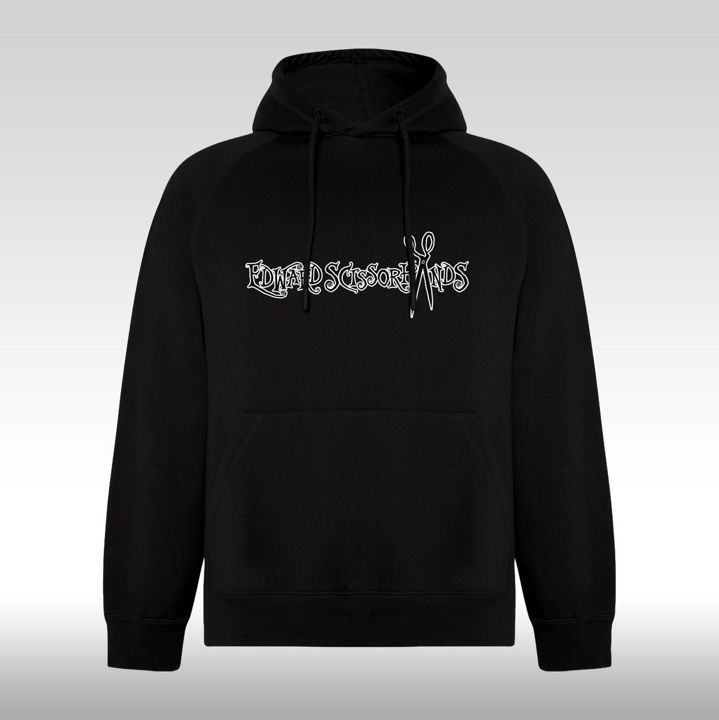Hanorac Negru personalizat urban "Edward Scissorhands" streetwear
