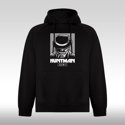 Hanorac Negru personalizat urban "Huntman" streetwear
