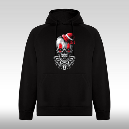 Hanorac Negru personalizat urban "Skull Clown" streetwear
