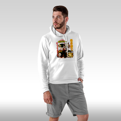 Hanorac alb personalizat Fata Barbat anime "Bakugo Katsuki" streetwear
