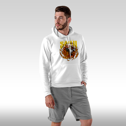 Hanorac alb personalizat Fata Barbat anime "Sanji" streetwear
