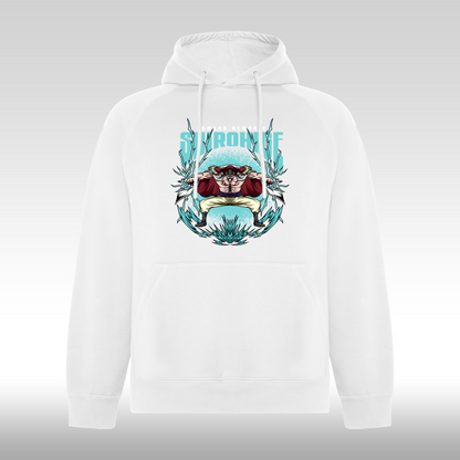Hanorac alb personalizat anime "Shirohige" streetwear
