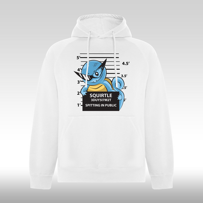 Hanorac alb personalizat "Squirtle" streetwear
