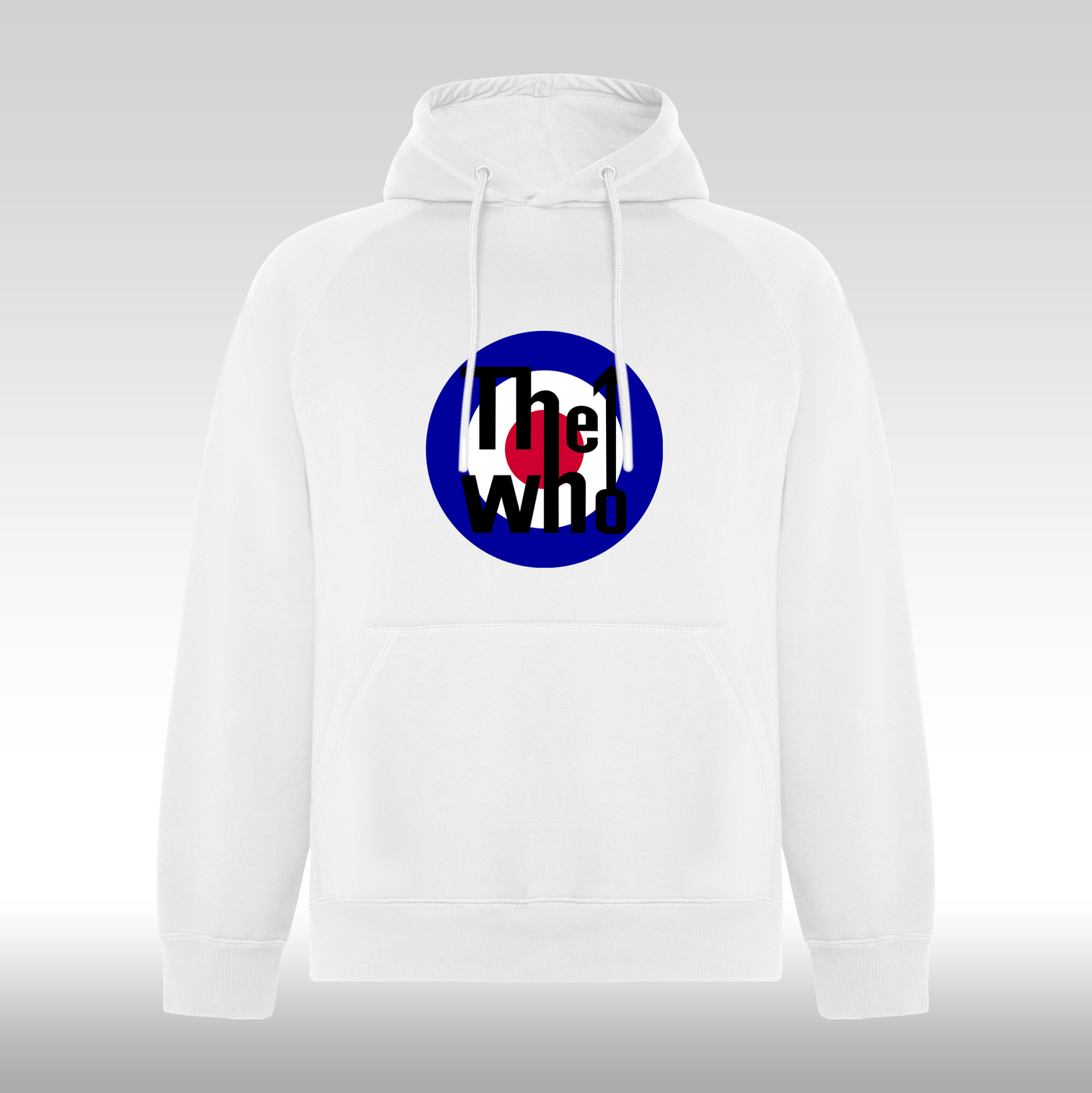 Hanorac alb personalizat rock "The Who" streetwear
