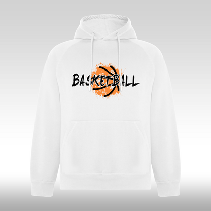 Hanorac alb personalizat sport "Basketball" streetwear
