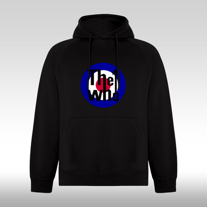 Hanorac negru personalizat rock "The Who" streetwear
