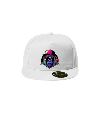 Sapca alba personalizata rap urban "Primal" streetwear
