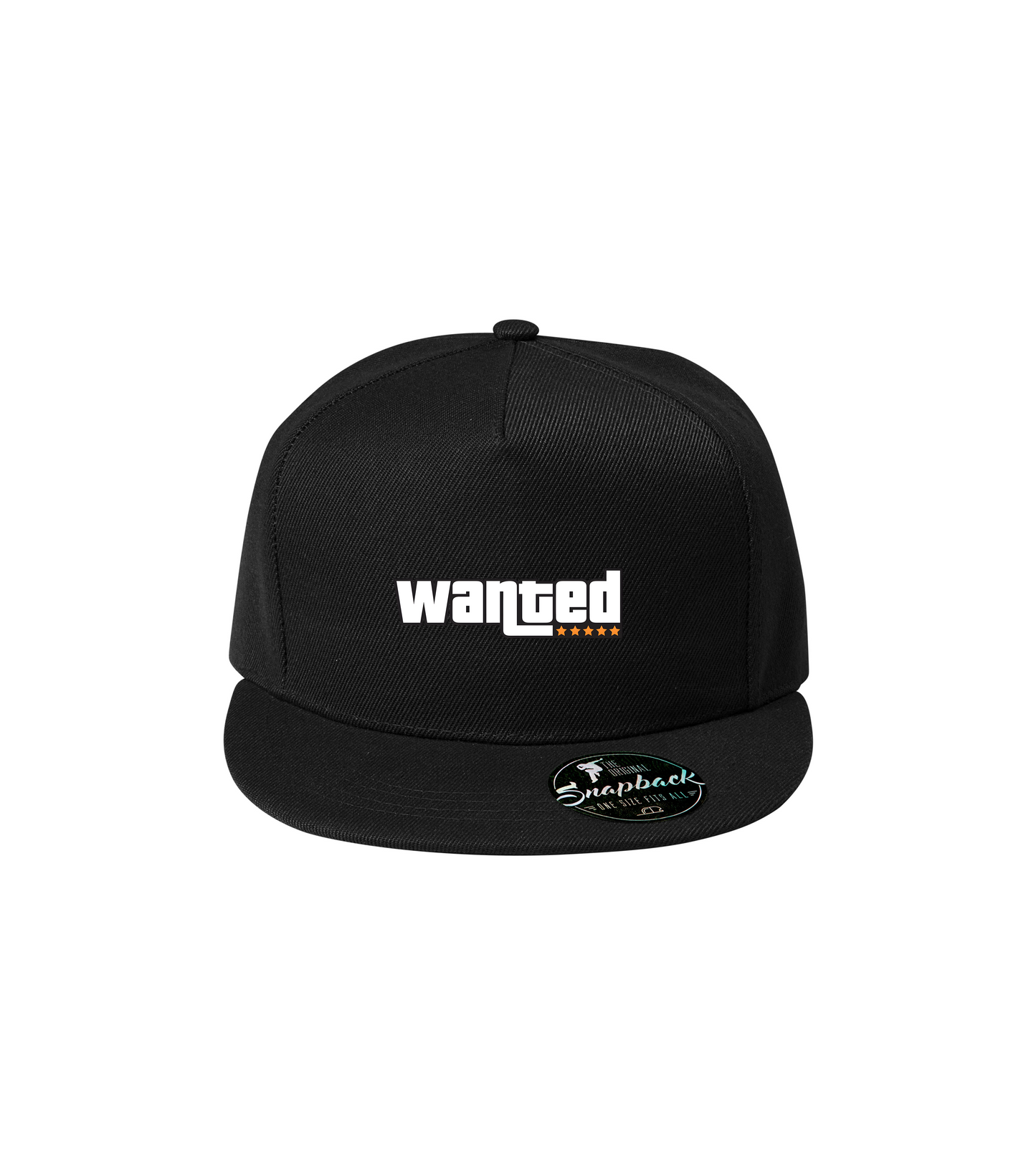 Sapca neagra personalizata rap urban "GTA Wanted" streetwear
