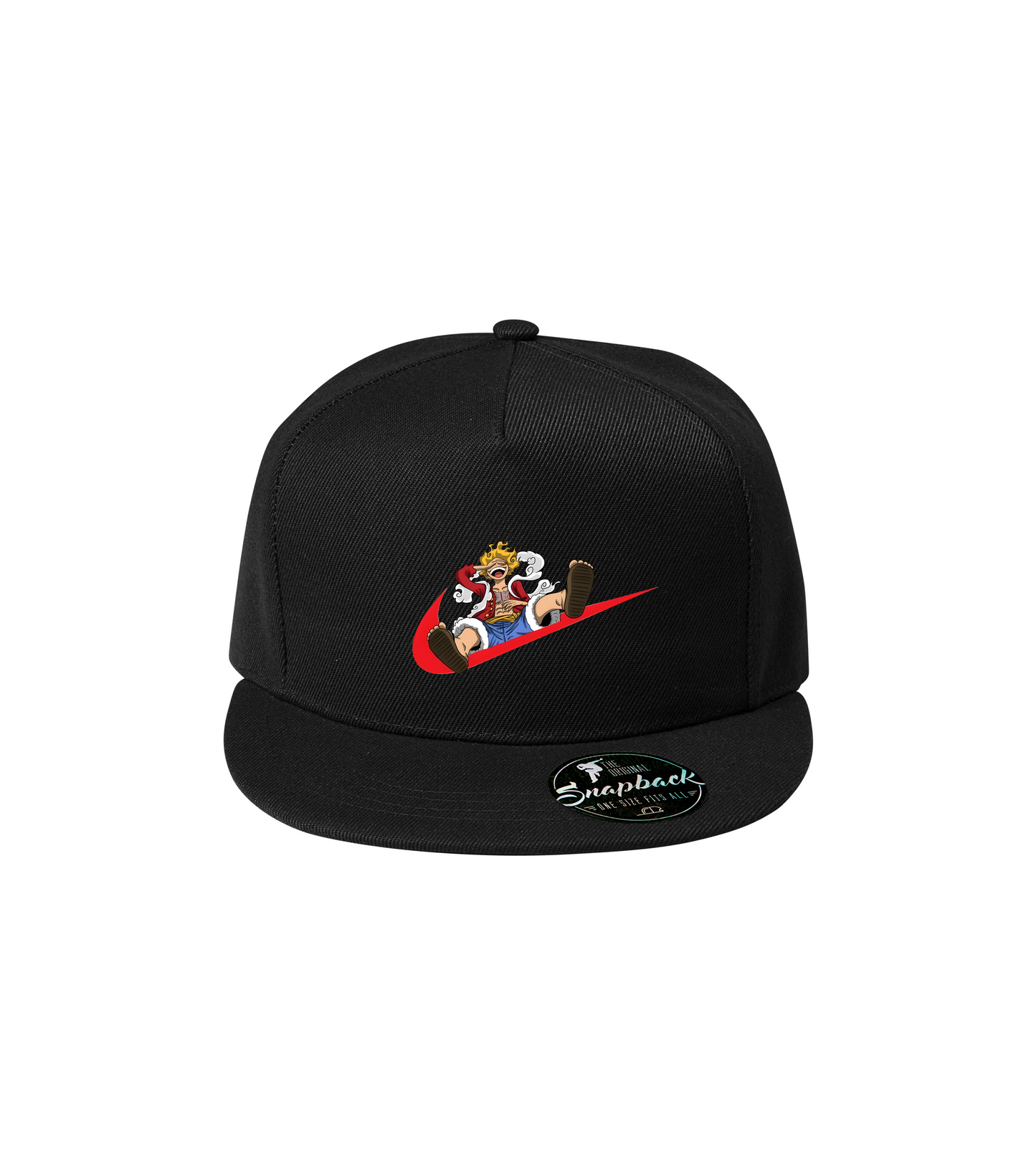 Sapca neagra personalizata rap urban "Luffy Joy Boy" streetwear
