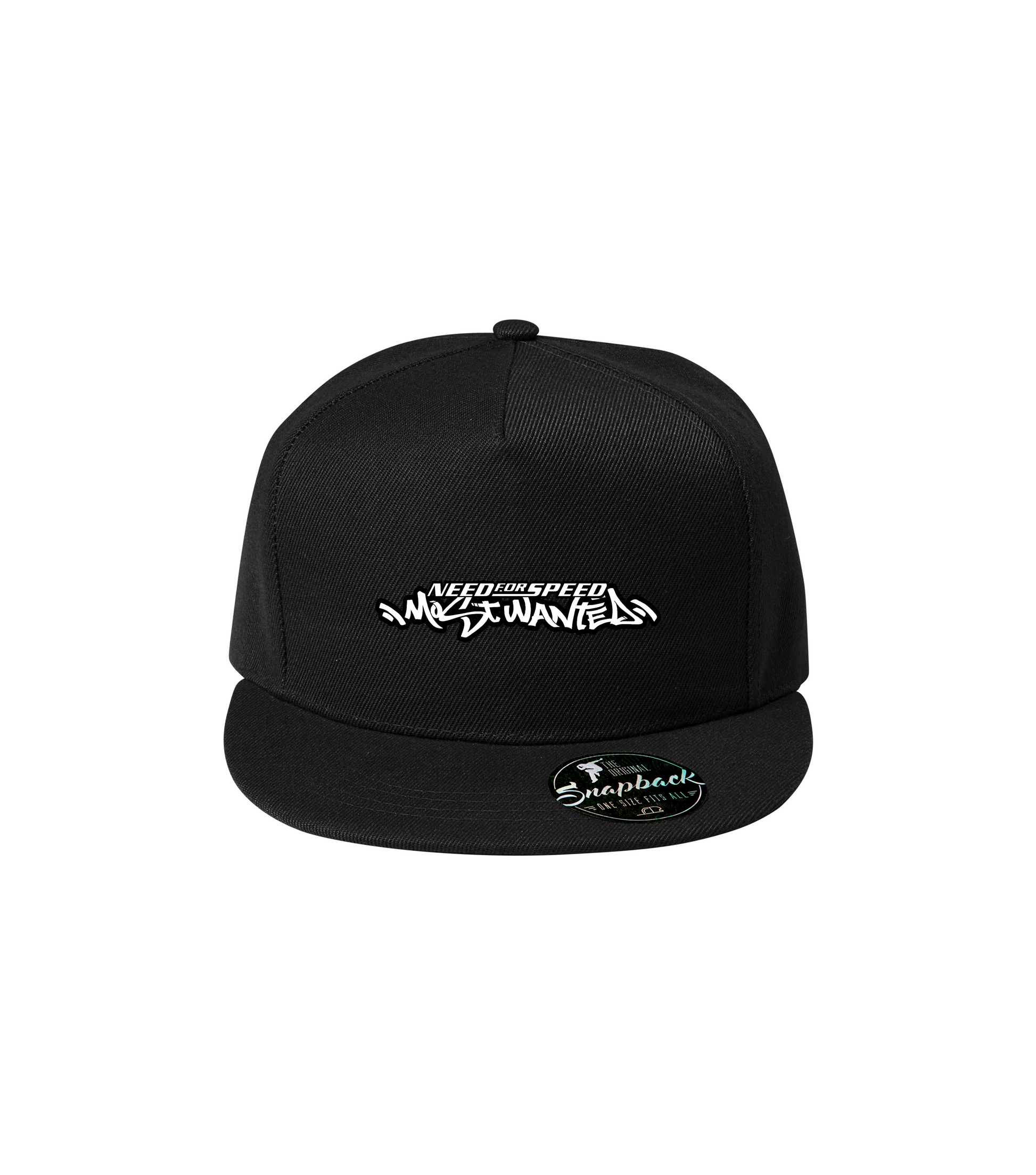 Sapca neagra personalizata rap urban "NFS Most Wanted" streetwear
