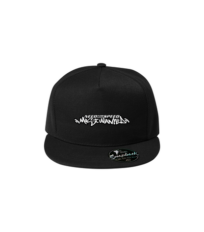 Sapca neagra personalizata rap urban "NFS Most Wanted" streetwear
