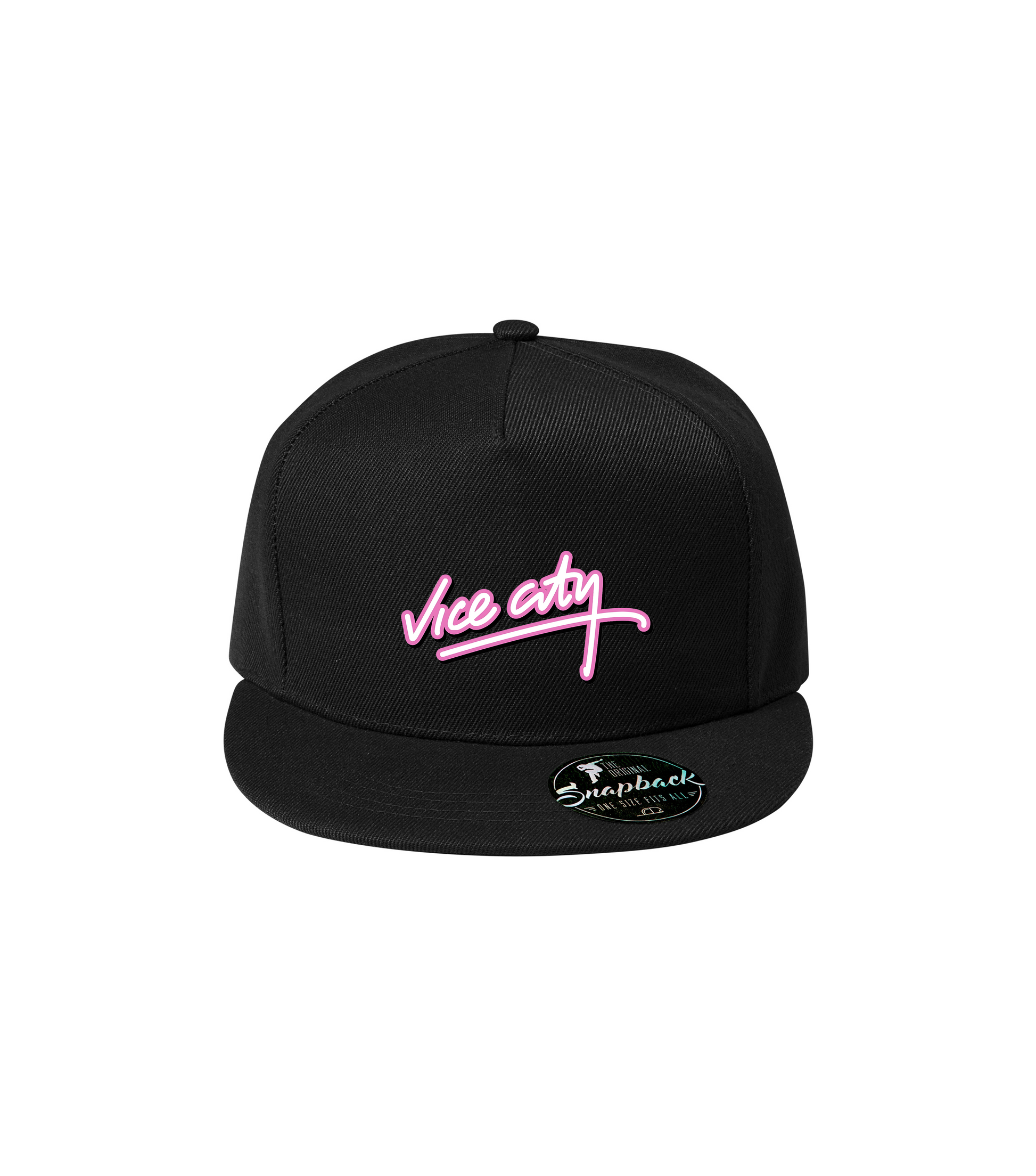 Sapca neagra personalizata rap urban "Vice City" streetwear
