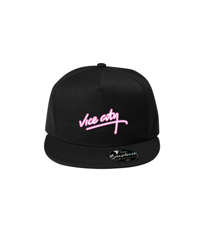Sapca neagra personalizata rap urban "Vice City" streetwear

