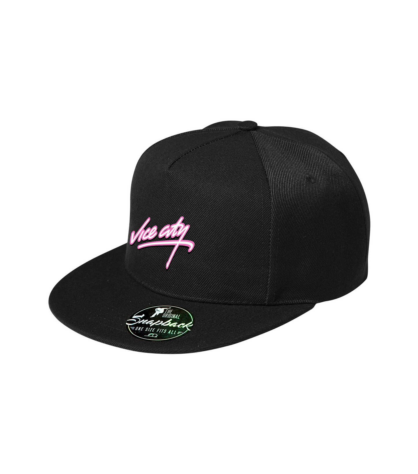 Sapca neagra personalizata rap urban "Vice City" streetwear
