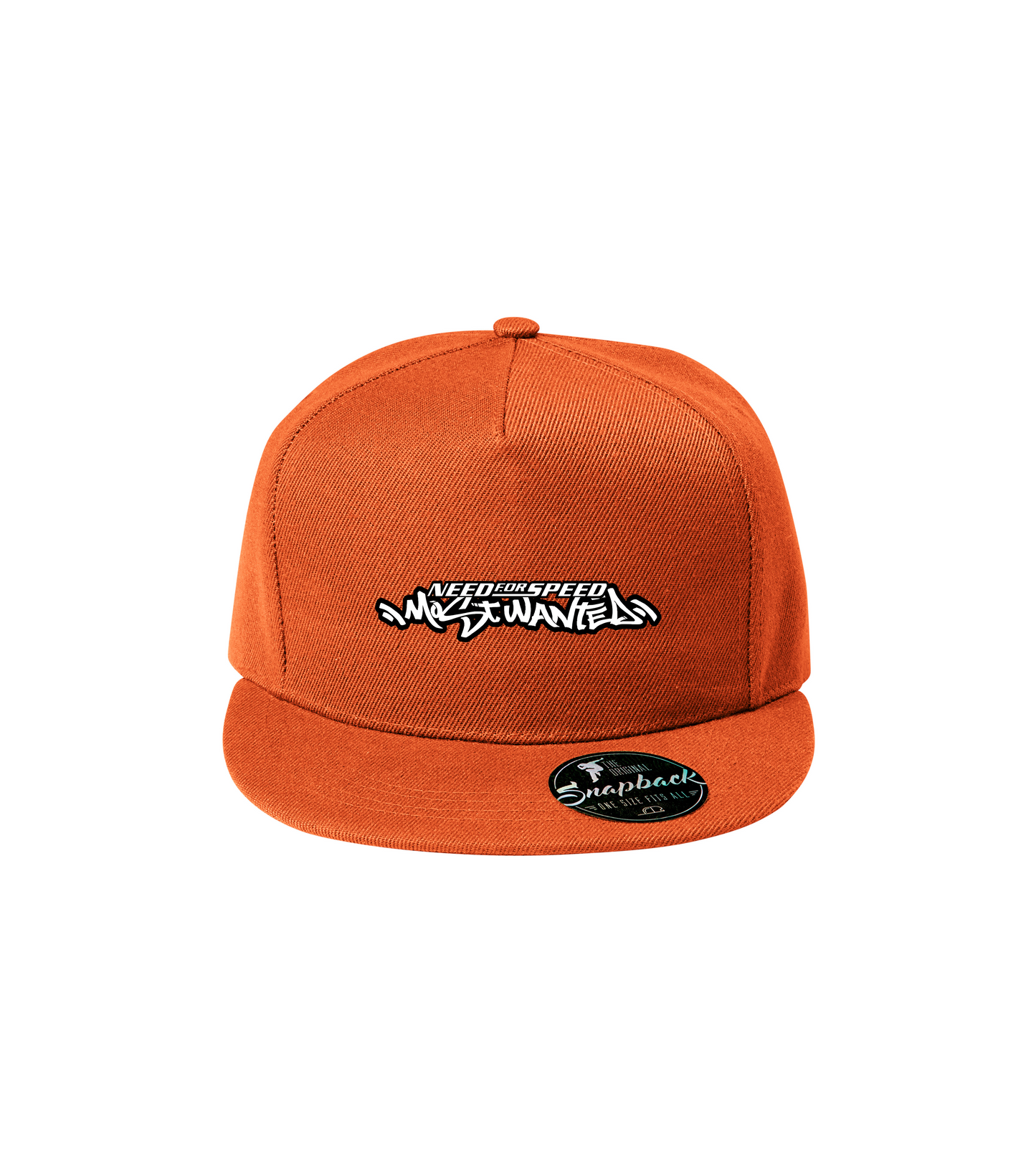 Sapca portocalie personalizata rap urban "NFS Most Wanted" streetwear
