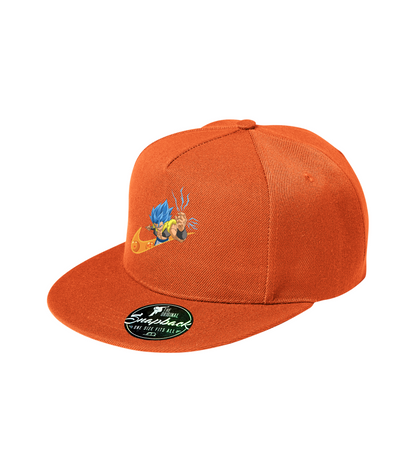 Sapca portocalie personalizata rap urban "Dragon Ball" streetwear
