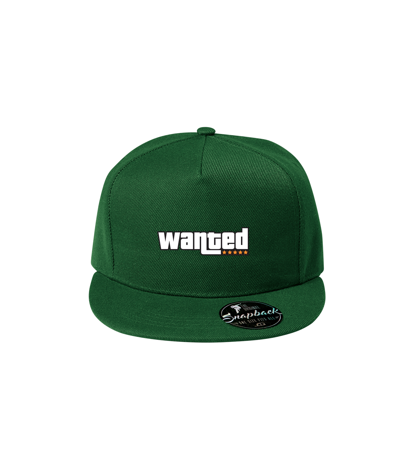 Sapca verde personalizata rap urban "GTA Wanted" streetwear
