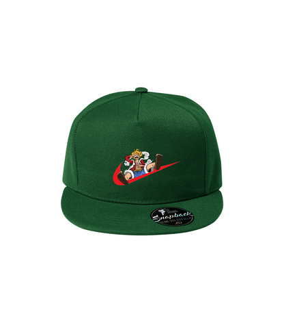Sapca verde personalizata rap urban "Luffy Joy Boy" streetwear
