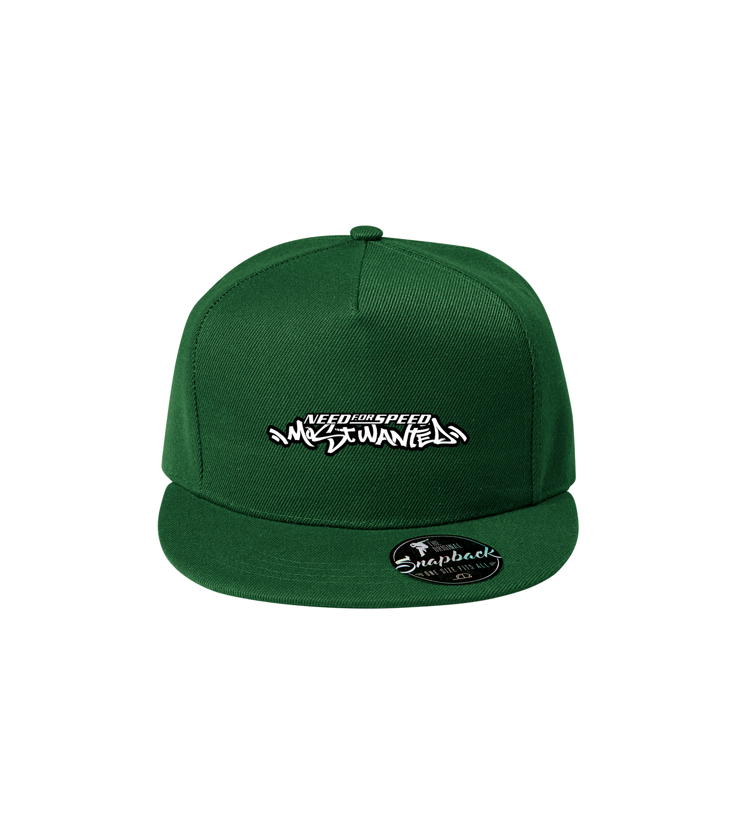 Sapca verde personalizata rap urban "NFS Most Wanted" streetwear
