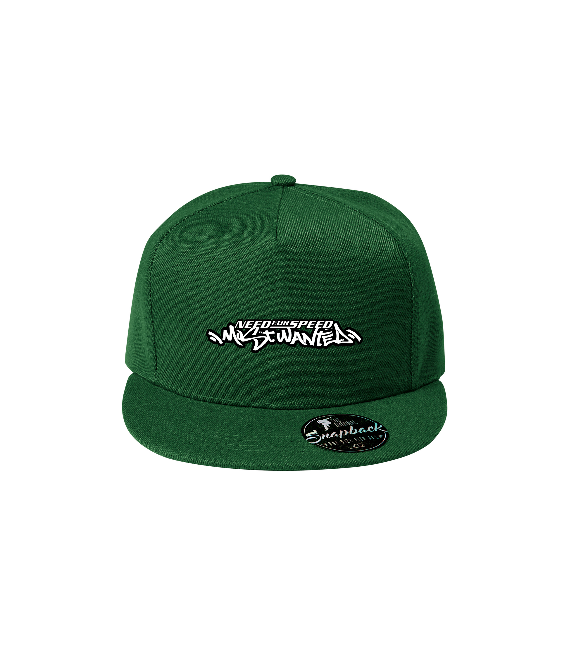 Sapca verde personalizata rap urban "NFS Most Wanted" streetwear
