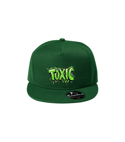 Sapca verde personalizata rap urban "Toxic" streetwear
