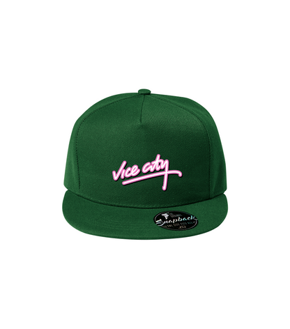 Sapca verde personalizata rap urban "Vice City" streetwear
